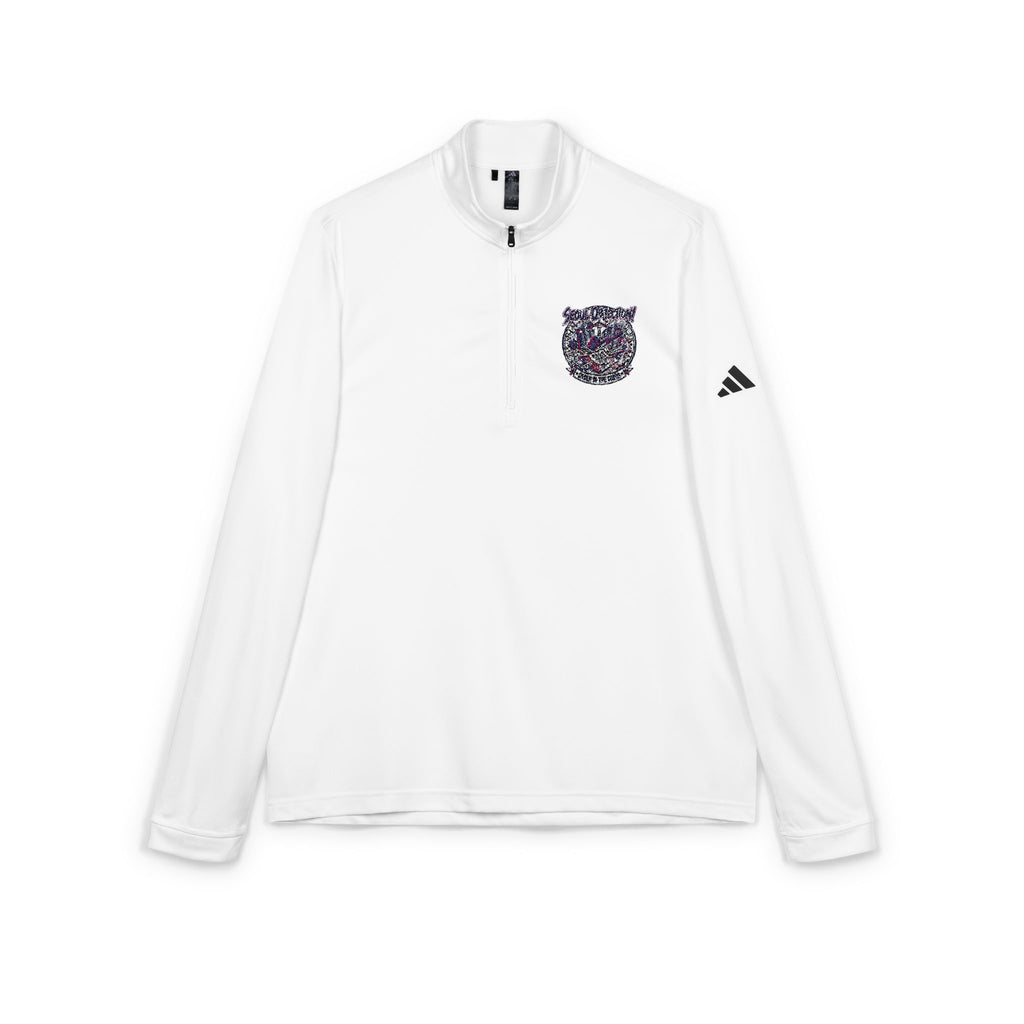 adidas® x Seoul Objection! Embroidered Quarter-Zip Pullover