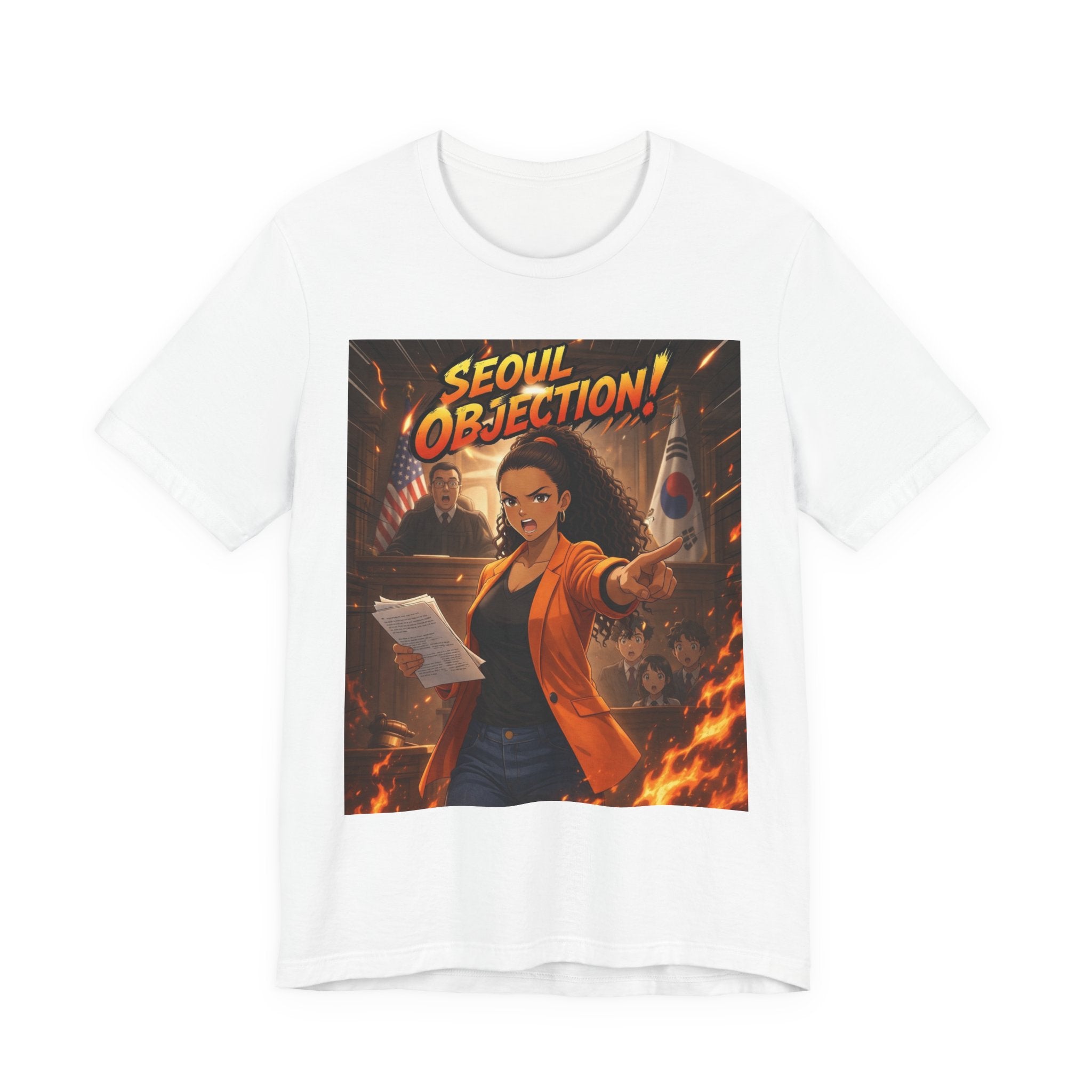 Seoul Objection! Anime Graphic T-Shirt - Amara Lawyer Mom Design | Urban Streetwear Tee