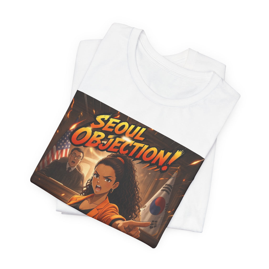 Seoul Objection! Anime Graphic T-Shirt - Amara Lawyer Mom Design | Urban Streetwear Tee
