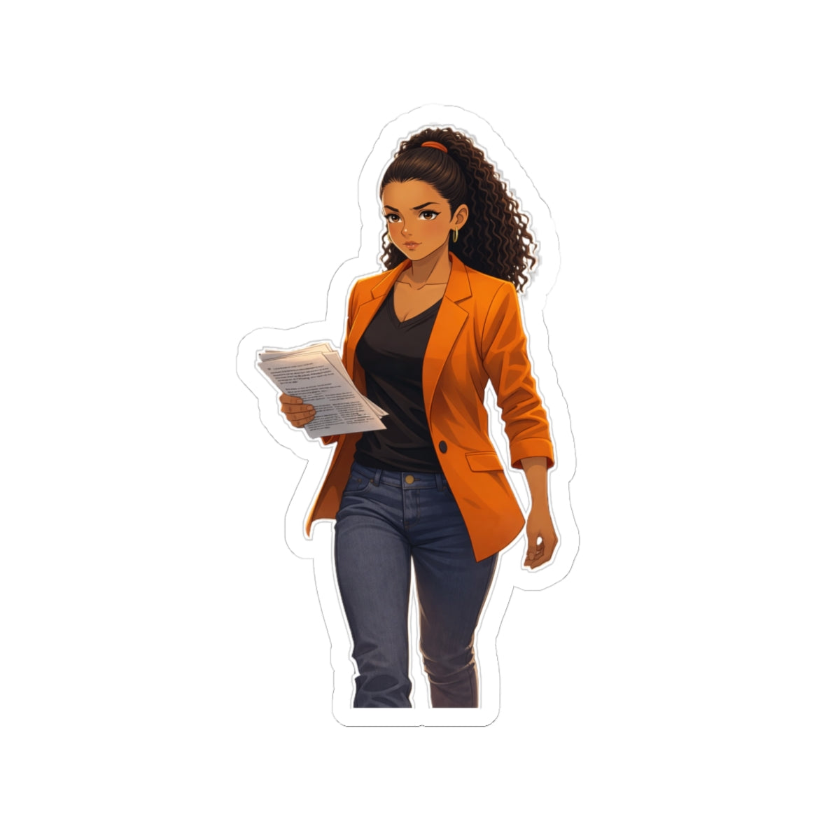 Seoul Objection! Amara Means Business Kiss-Cut Sticker
