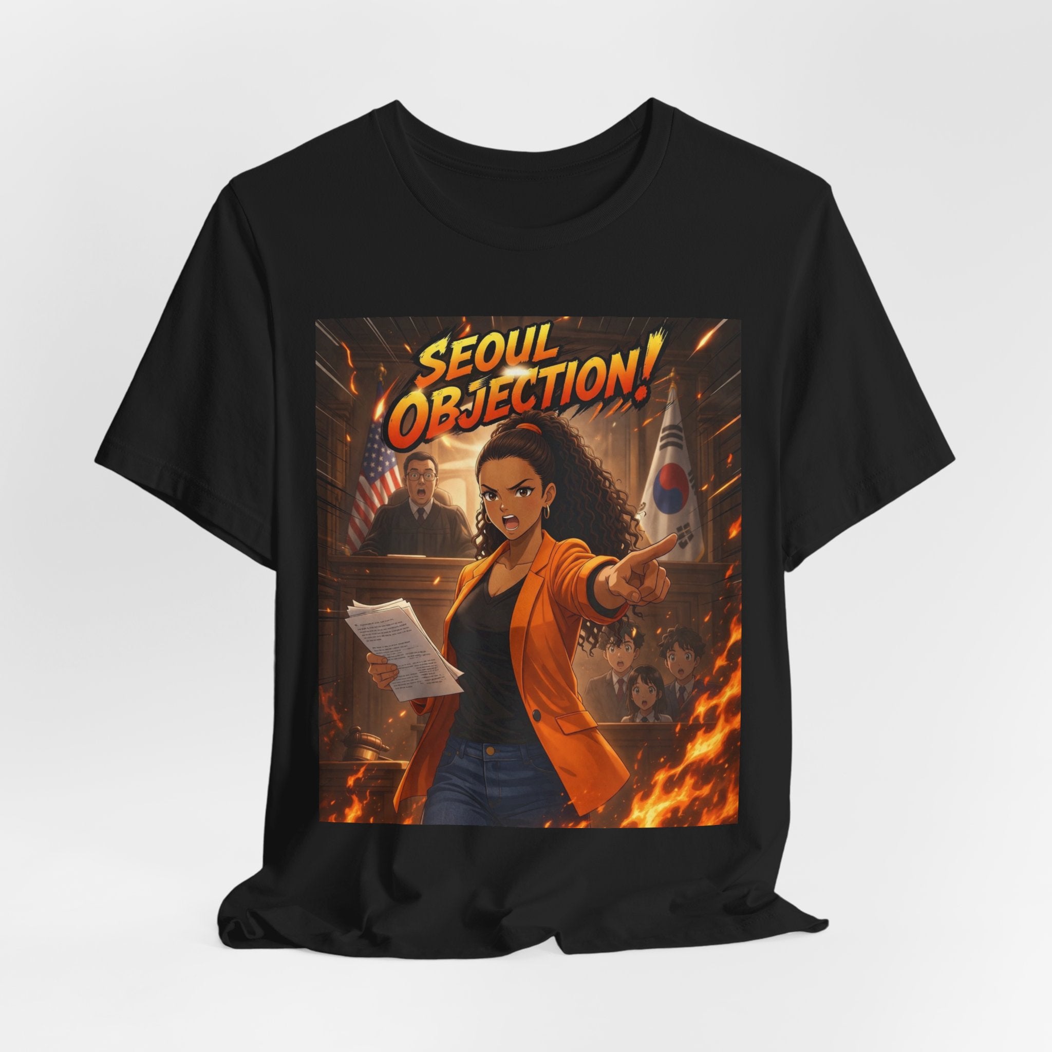 Seoul Objection! Anime Graphic T-Shirt - Amara Lawyer Mom Design | Urban Streetwear Tee