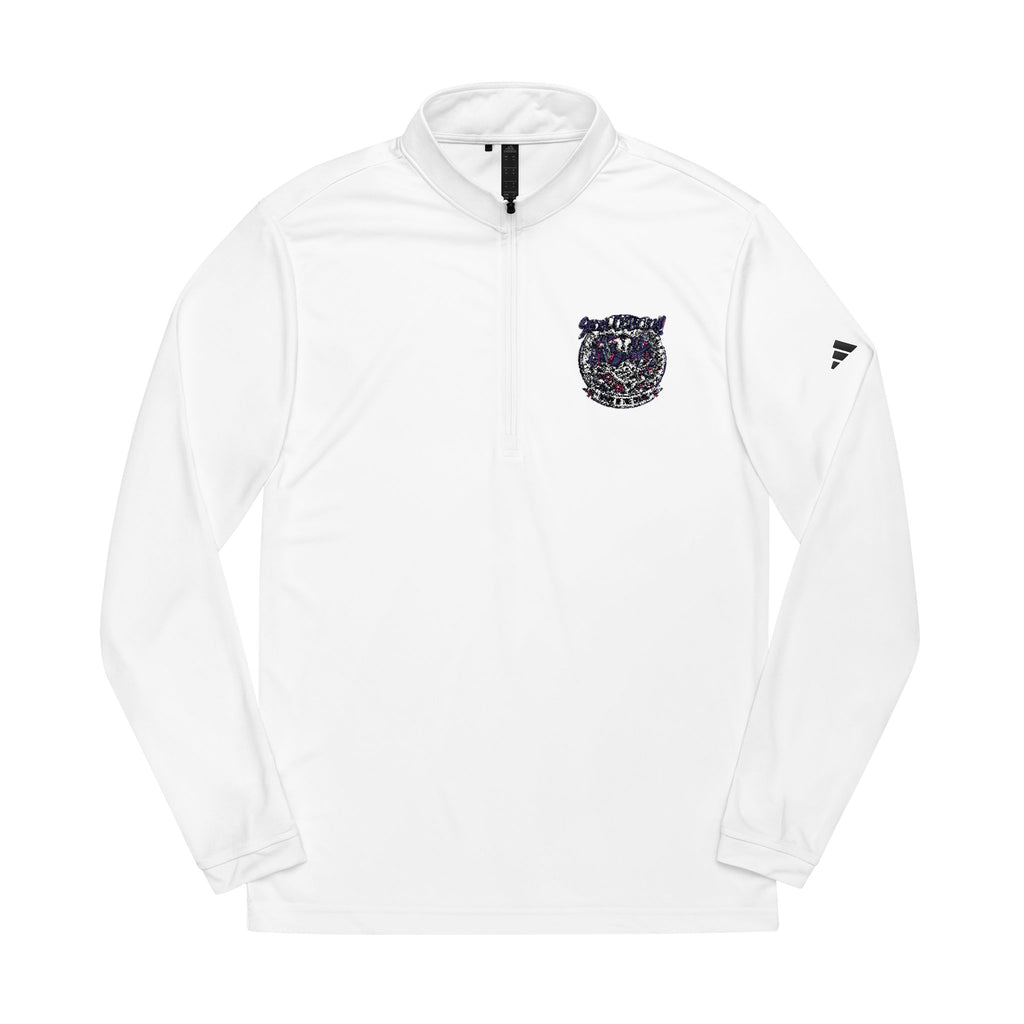 adidas® x Seoul Objection! Embroidered Quarter-Zip Pullover